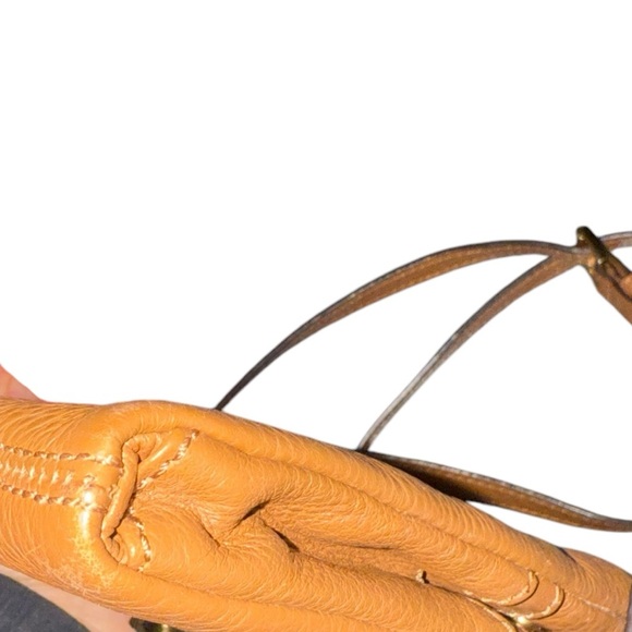 Michael Kors Fulton Crossbody Bag Cognac Pebbled Leather - Picture 6 of 10